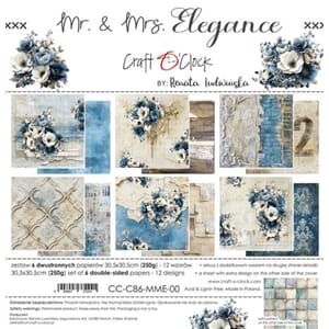Craft O'Clock - Mr. & Mrs. Elegance 12x12 Inch Paper Set