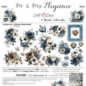 Craft O'Clock - Mr. & Mrs. Elegance Extras Set Flowers