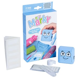 COLOP - Lyseblå Navnelapper DIY Marky Stempelsett