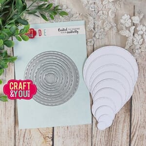 Craft & You - Circles Base Decorative Stiches Dies