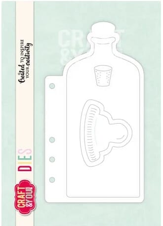 Craft & You - Bottle Journal Base Dies by Bea