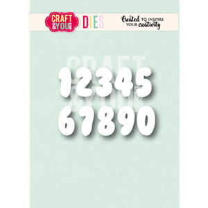 Craft & You - Bubble Numbers Dies