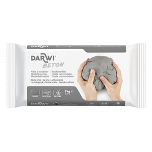 Darwi - Beton Classic Lufttørkende leire, 1 kg