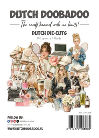 Dutch Doobadoo - Whispers of Words Dutch Die-Cuts