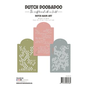 Dutch Doobadoo - Whispers of Words Dutch Mask Art Stencils
