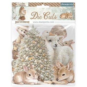 Stamperia - White Christmas Die Cuts Assorted