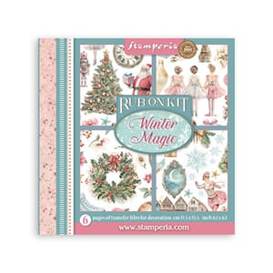 Stamperia - Winter Magic Rub-On 15,5x15x5cm Assortment