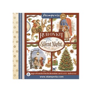 Stamperia - Silent Night Rub-On 15,5x15x5cm Assortment