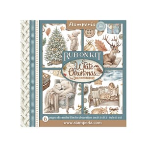 Stamperia - White Christmas Rub-On 15,5x15x5cm Assortment