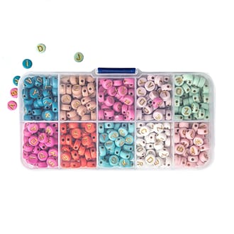 dpCraft - Bokstavperler Perlesett, 10 farger, 282 stk