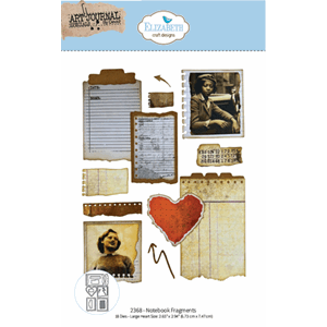 Elizabeth Craft - Beautifully Worn Die Notebook Fragments