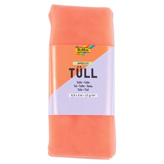 Folia - Aprikos tyll, 17g, 0,5 x 3 meter