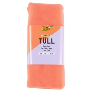 Folia - Aprikos tyll, 17g, 0,5 x 3 meter