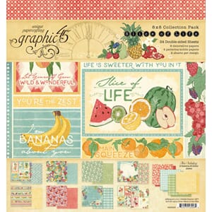 Graphic 45 - Slice of Life 8x8 Inch Collection Pack