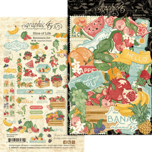 Graphic 45 - Slice of Life Ephemera Set