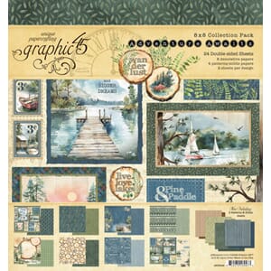 Graphic 45 - Adventure Awaits 8x8 Inch Collection Pack