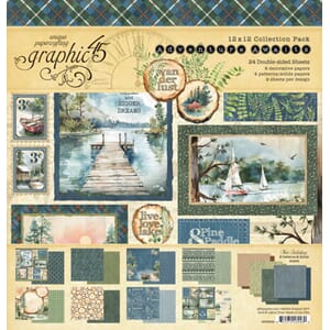 Graphic 45 - Adventure Awaits 12x12 Inch Collection Pack
