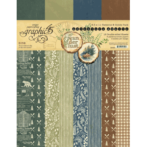 Graphic 45 - Adventure Awaits 8,5x11 Inch Patterns & Solids