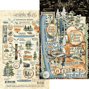 Graphic 45 - Adventure Awaits Ephemera Set