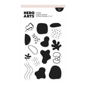 Hero Arts - Fresh Flowers Clear Stamp Set Organic Shapes