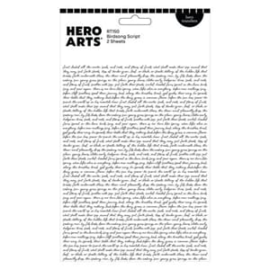 Hero Arts - Birdsong Script Hero Transfers