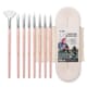HIMI - Rosa Penselsett Nylon, 8 stk