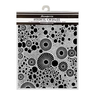 Stamperia - All Around Thick Stencils 20x25cm Rings