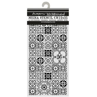 Stamperia - All Around Thick Stencils 12x25cm Tile