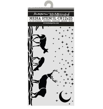 Stamperia - Thick Stencils 12x25cm Christmas Deers