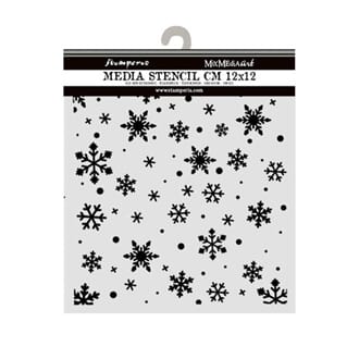 Stamperia - Christmas Snowflakes Pattern 12x12cm Stencil