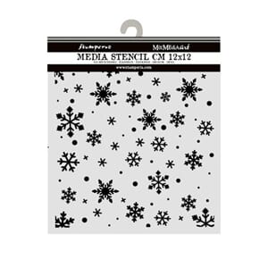 Stamperia - Christmas Snowflakes Pattern 12x12cm Stencil