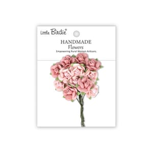Little Birdie - Catalina Pink Passion Paper Flowers