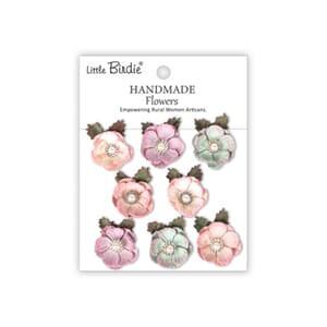 Little Birdie - Butter Cup Fairy Garden Paper Flowers