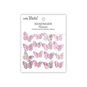 Little Birdie - Butterflies Pearly Flutter Pink Symphony