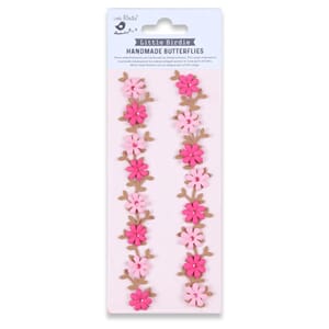 Little Birdie - Floral Vine 3D Sticker Embellishment