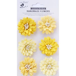 Little Birdie - Sunshine Paper Flowers 6/Pkg