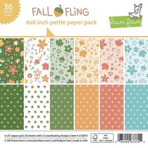 Lawn Fawn - Fall Fling Petite 6x6 Inch Paper Pack