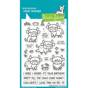 Lawn Fawn - Highland Cows! Clear Stamps
