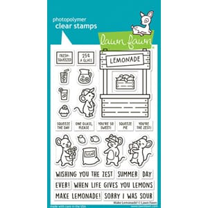 Lawn Fawn - Make Lemonade! Clear Stamps