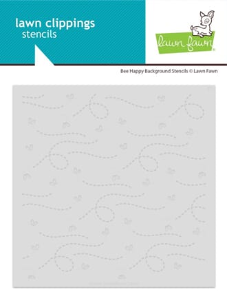 Lawn Fawn - Butterfly Background Lawn Clippings Stencils