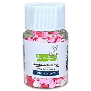 Lawn Fawn - Heart Clay Pieces Tiny Treasures