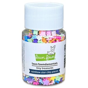 Lawn Fawn - Rainbow Star Clay Pieces Tiny Treasures