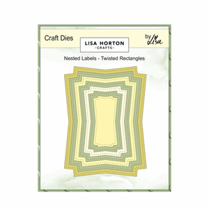 Lisa Horton - Craft Dies Nested Labels Twisted Rectangles