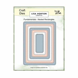 Lisa Horton - Fundamentals Die Set Nested Rectangles