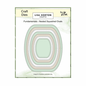Lisa Horton - Fundamentals Die Set Nested Squashed Oval