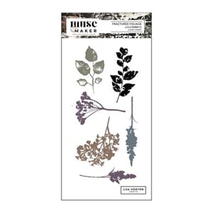 Lisa Horton - Muse & Maker A6 Clear Stamps Fractured Foliage