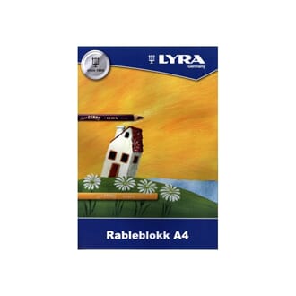 Lyra - Rable & tegneblokk, str A4, 50 ark