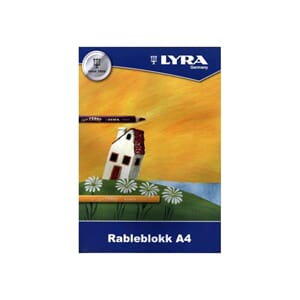 Lyra - Rable & tegneblokk, str A4, 50 ark