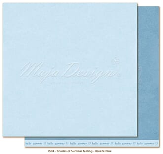 Maja Design: Breeze blue - Summer Feeling shades Mono