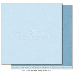 Maja Design: Breeze blue - Summer Feeling shades Mono